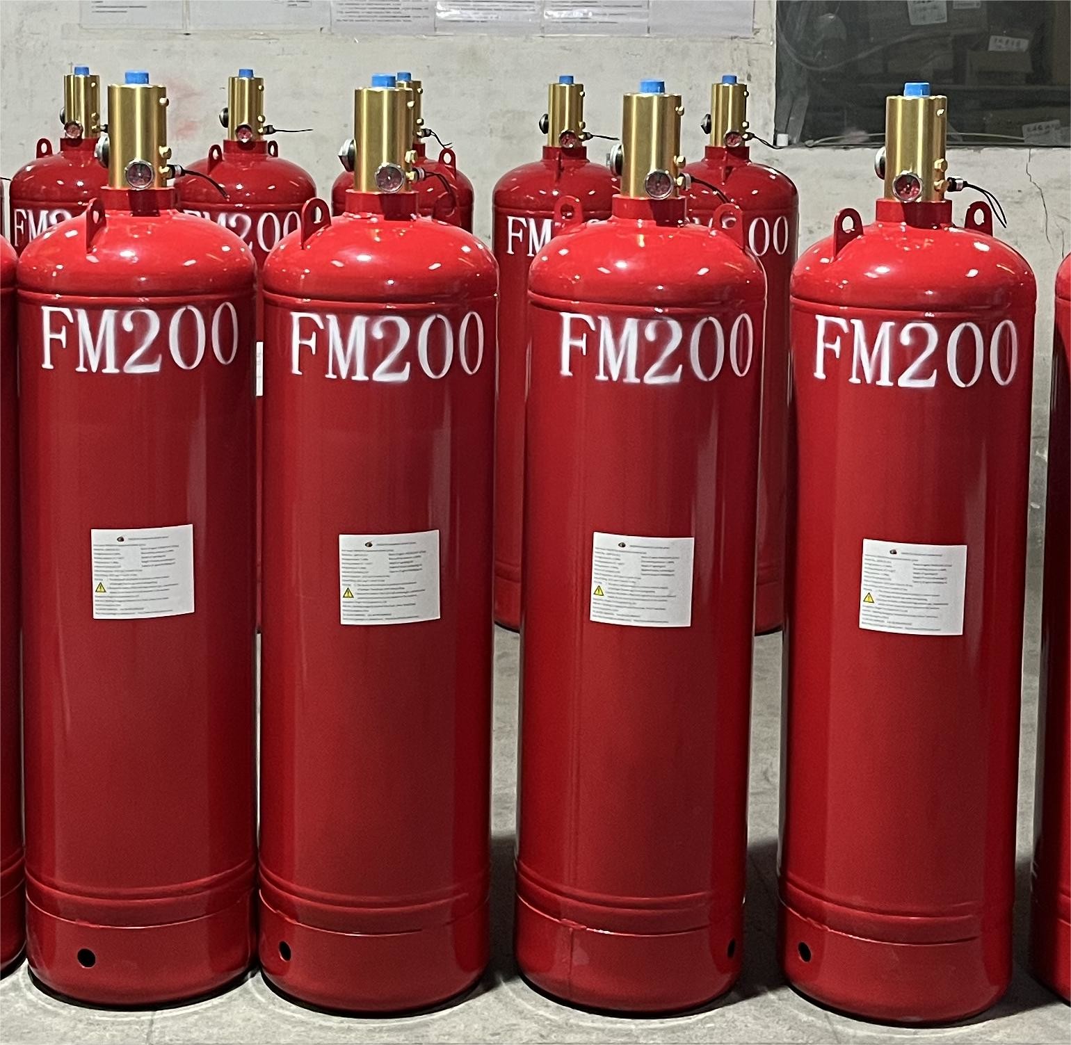 Server Room Fire Extinguisher System HFC 227ea Cylinder 4.2MPa