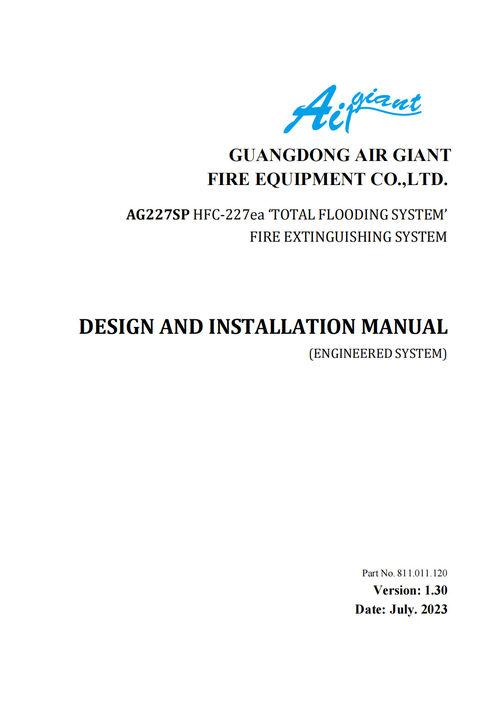 Latest company case about Air Giant UL Product  Manual