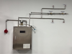 Kitchen fire suppression device installation