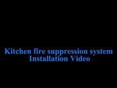 Kitchen fire suppression system installation