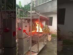 Kitchen Fire Suppression Device test video