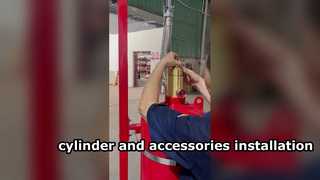 2nd step Installation video of  multi-zone fire suppression system