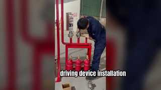 3rd step Installation video of  multi-zone fire suppression system