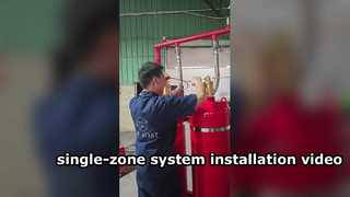 Installation video of single-zone fire suppression system