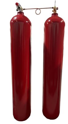 Quality  Electrically Non-Conductive CO2 Fire System 1448mm CO2 Gas Bottle In Power Room factory