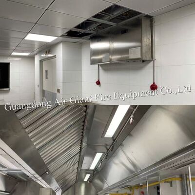 Quality  Double Bottles Automatic Protection Restaurant Hood Fire Suppression System For Hotel Fire Fight factory