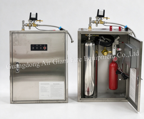 Quality  Single Bottle Fully Automatic Commercial Kitchen Fire Suppression System factory