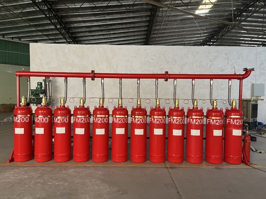 4.2MPa Hfc227ea Fire Suppression System For Telecommunication Room
