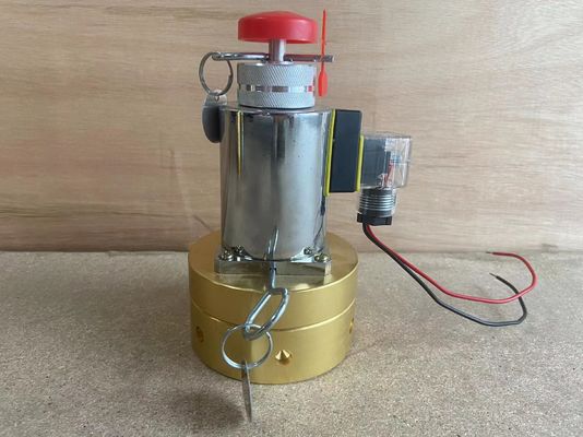 Enclosed Flooding FM200 Fire Extinguisher Accessories Solenoid Actuator 90N