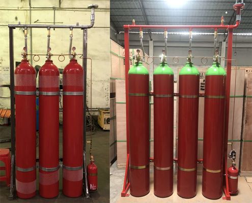 80Ltr 140Ltr Argonite IG55 Inert Gas System For Fire Fighting