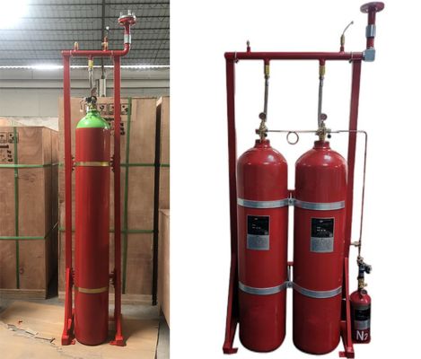 Enclosed Flooding IG55 System Argonite Suppression System 140L