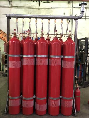 80L IG 100 Inert Gas Fire Suppression System For Telecommunication Room