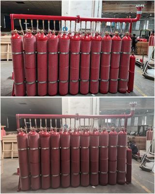80Ltr Inergen IG541 Inert Gas Fire Suppression System For Anechoic Chamber