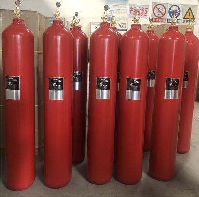100% Pressurized Nitrogen Argonite Gas Cylinders Fire Extinguishing System