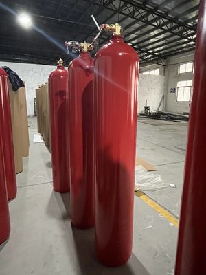 Co2 Extinguishing System 70Ltr Co2 Gas Cylinder In Battery Room