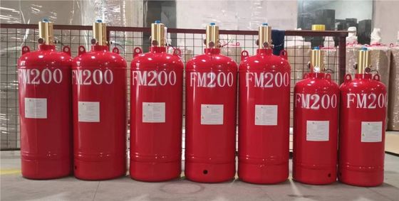 Non Corrosive FM200 Fire Suppression System Server Room Extinguisher