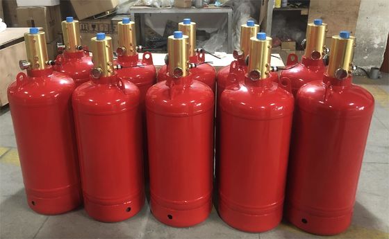 Automatic Fire Suppression System FM 200 Cylinders In UPS Room