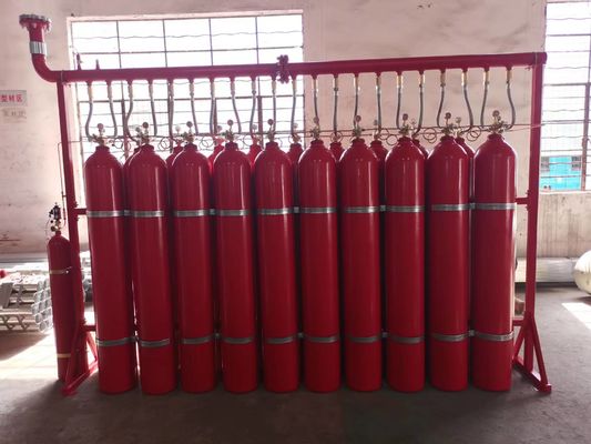 IG541 Inert Gas Fire Suppression System With Flame Detection 200-300 Bar 10-50°C