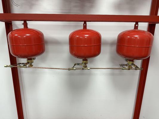 Temperature Control Hanging FM200 Fire Suppression System Without Pollution Linkage Series
