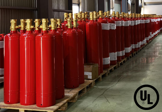 UL Insulated FM200 Fire Suppression System No Residue In Telecommunications Room
