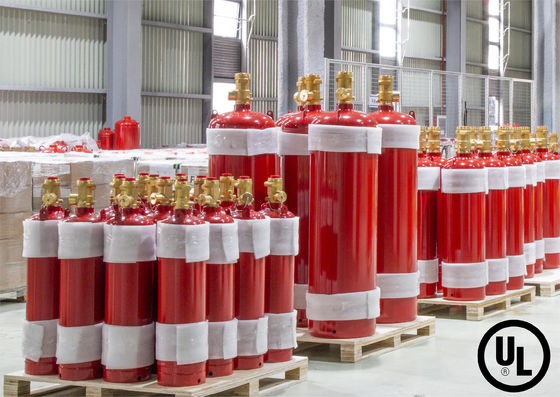 Red Fire Extinguishing System For Anechoic Chamber Non Corrosive HFC227ea