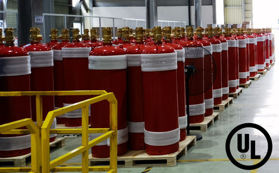 Automatic FM200 Fire Suppression System No Pollution For Archives