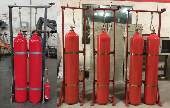 270mm Fixed CO2 Fire Suppression System For Telecommunication Room