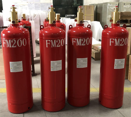 100L 106L 120L Insulated FM200 Cylinders Fire Extinguisher In Server Room