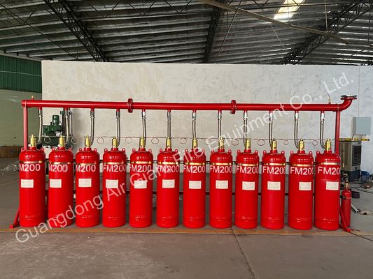 Non Corrosive HFC227ea Fire Suppression System Without Pollution For Library