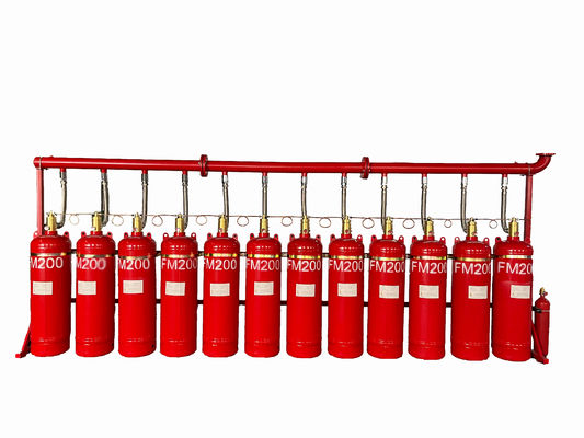 Non Corrosive HFC227ea Fire Suppression System Without Pollution For Library