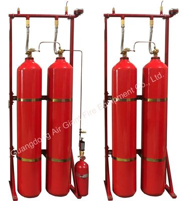 Enclosed Flooding Pipe Network CO2 Fire Suppression System For Museum