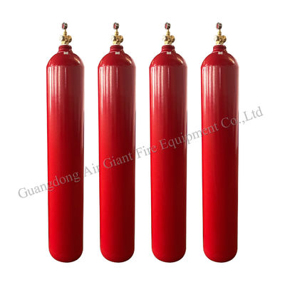 Cylinder For Inert Gas Argonite IG55 Fire Extinguishing System Without Residue In Library