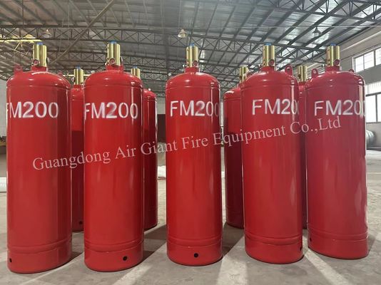 Cylinder For Environment-Friendly FM200 Fire Suppression System For Storage Room