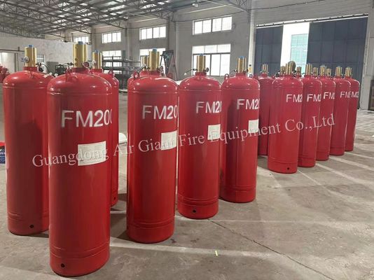 Cylinder For FM200 Fire Suppression System Without Pollution For Computer Room