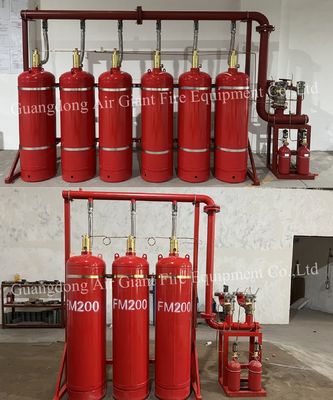 Insulated FM200 Fire Extinguishing System Without Pollution For Library