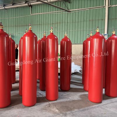 Customized Argonite IG55 Inert Gas Fire Suppression System Cylinder With Flame Detection