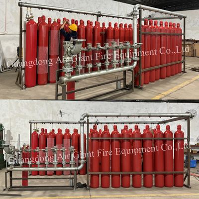 Inert Gas Argon IG55 Fire Extinguishing System For Computer Room