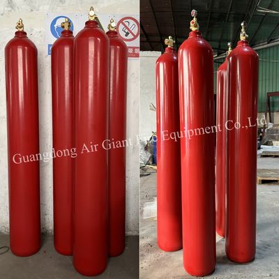 GUANGZHOU Factory Of Inert Gas Argon IG55 IG100 IG541 Fire Extinguishing System Cylinder