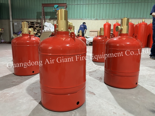 Cylinder For FM200 Fire Extinguishing System Without Pollution For Library