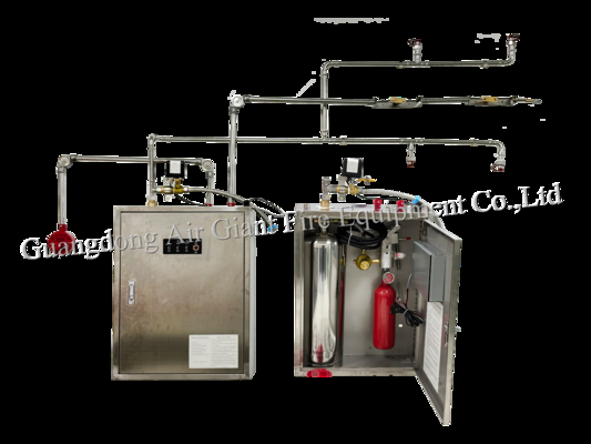 Commercial Kitchen Fire Suppression System for Edible Oil Fires