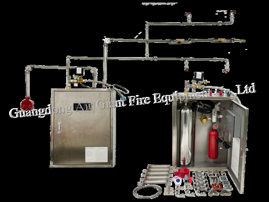 Wet Chemical Kitchen Fire Suppression System for Edible Oil Fires