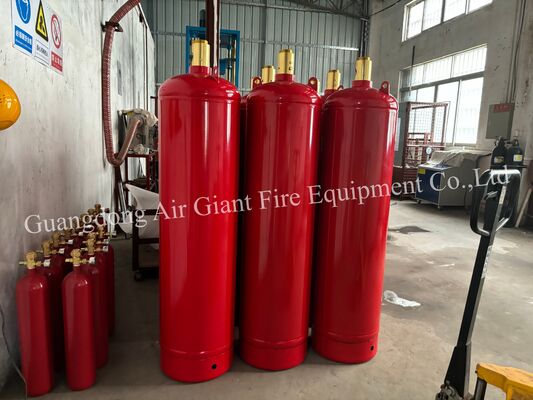 Enclosed Flooding NOVEC1230 Fire Suppression System Cylinder Without Pollution For Archive