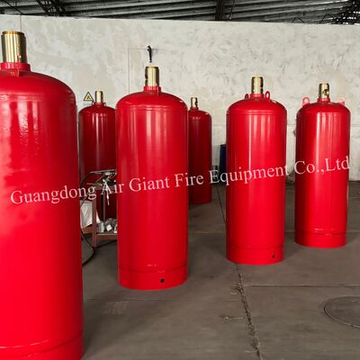Insulated HFC227ea Fire Suppression System Cylinder Without Pollution For Archive