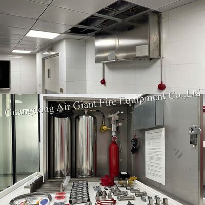 Double Bottles Automatic Protection Kitchen Hood Fire System