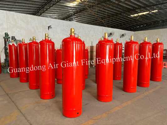 Environment-friendly FK 5-1-12 Fire Suppression System Cylinder Without Pollution For Telecommunication Room