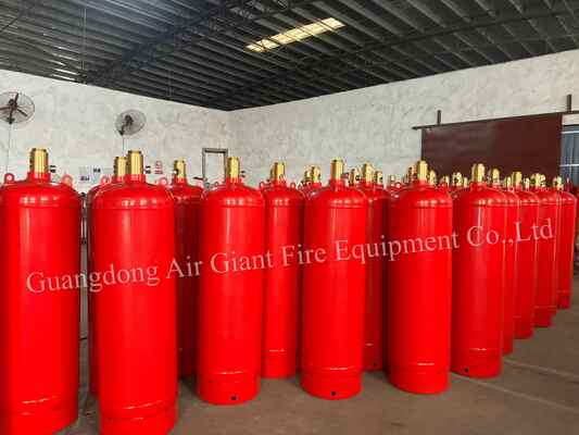 HFC227ea fire suppression system cylinder for telecommunication room