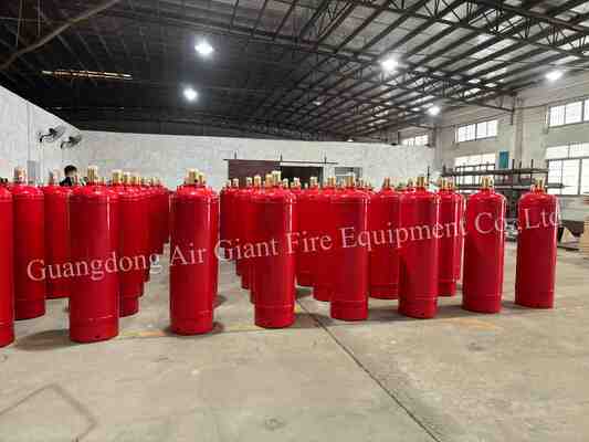High-quality FM200 Fire Extinguishing System Cylinder Without Residue For Battery Room
