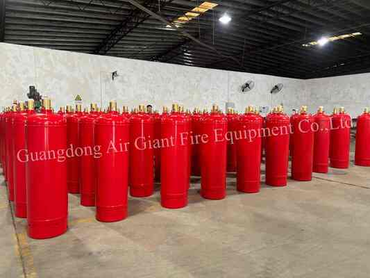 Automatic FM200 Fire Suppression System Cylinder Without Residue For UPS Room