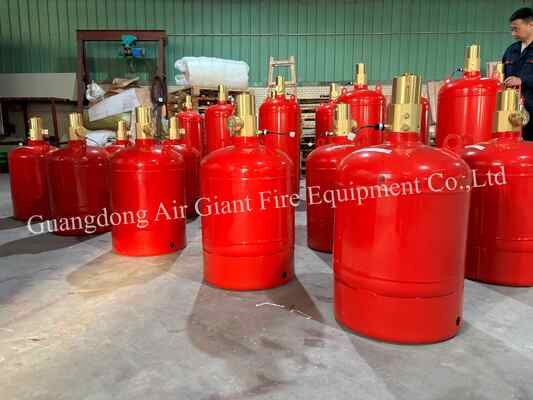 Environment-friendly HFC227ea Fire Suppression System Cylinder Without Pollution For Computer Room